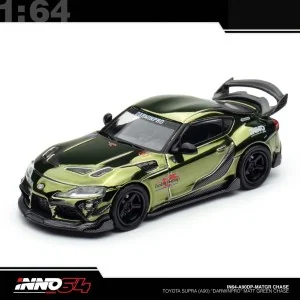 1/64 TOYOTA SUPRA A90 DARWIN PRO CHASE IN64-A90DP-MATGR CHASE INNO MODELS