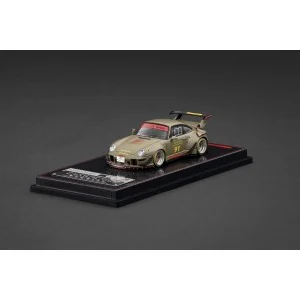 1/64 Porsche RWB 993 911 N91 Matte Green IG3873 IGNITION MODEL
