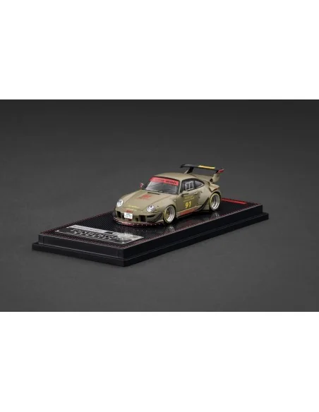 1/64 Porsche RWB 993 911 N91 Matte Green IG3873 IGNITION MODEL