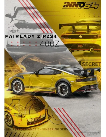 1/64 Nissan Fairlady Z (RZ34) TOP SECRET Gold IN64-400ZTS-GOLD INNO MODELS 1/64 Nissan Fairlady Z (RZ34) TOP SECRET Gold IN64-400ZTS-GOLD INNO MODELS