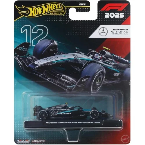 1/64 F1 2025 MERCEDES AMG F1 KIMI ANTONELLI N16 HOT WHEELS JKD92 HOT WHEELS