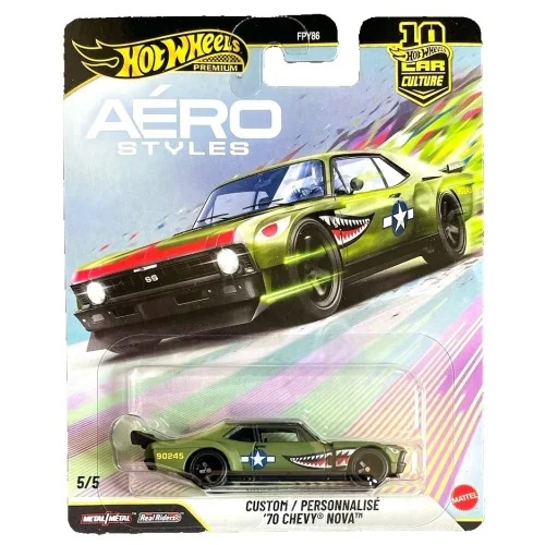 1/64 Custom '70 Chevy Nova HOT WHEELS JKF37 HOT WHEELS