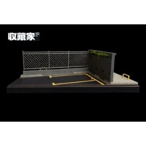 1/64 Diorama con Vetrina parcheggio SCJ 82004 VETRINE/TECHE 1:64
