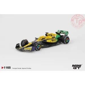 1:64 MCLAREN MCL38 N81 OSCAR PIASTRI MONACO GP 2ND PLACE 2024 MGT01165-L MINI GT