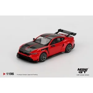 1:64 FORD MUSTANG GTD RACE RED 2025 MGT01196-L MINI GT