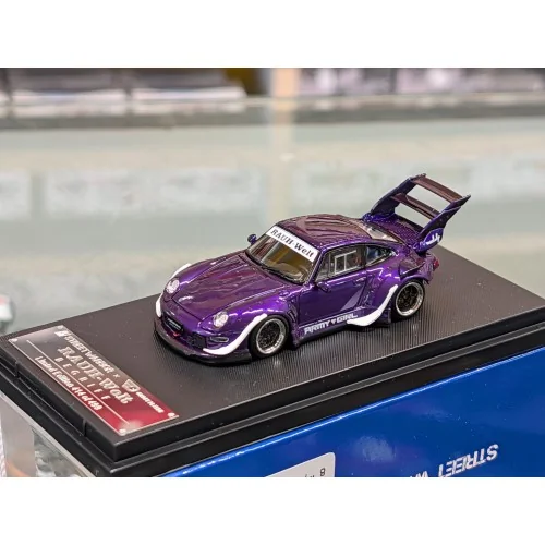 1/64 Porsche rwb 993 spoiler alto viola STW175 STREET WARRIOR