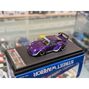 1/64 Porsche rwb 993 spoiler basso viola STW176 STREET WARRIOR