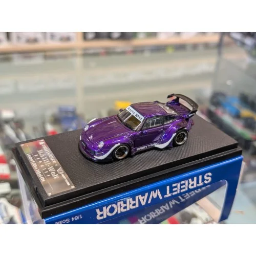 1/64 Porsche rwb 993 spoiler basso viola STW176 STREET WARRIOR