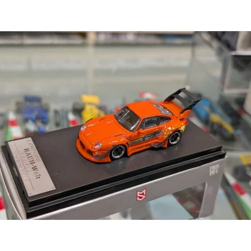 1/64 Porsche rwb 993 spoiler alto arancio STW215 STREET WARRIOR