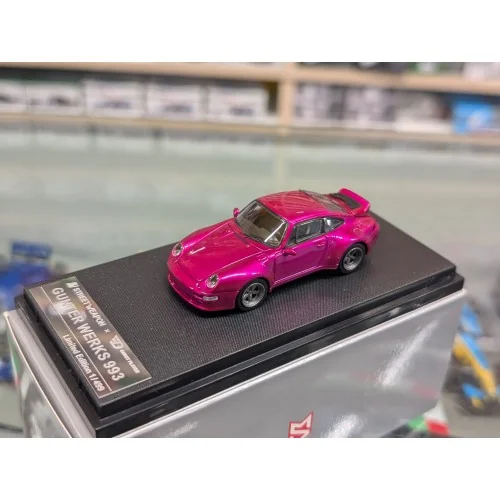 1/64 Porsche gunter werks 993 rosa STW230 STREET WARRIOR