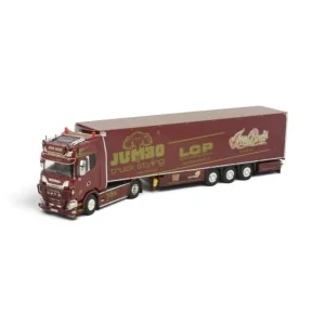 Scania Next Gen S-Highline with 3-Axle Refrigerated Trailer Jens Bode TEKNO 88845 TEKNO