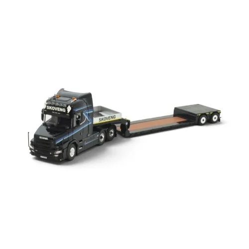 SCANIA 6x4 met 2-assige Broshuis Skoveng TEKNO 89263 TEKNO