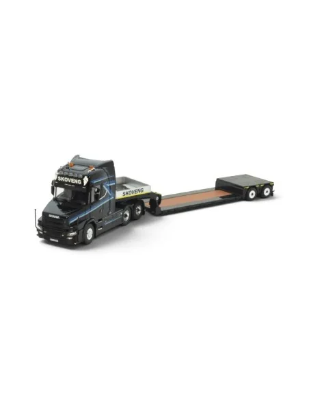 SCANIA 6x4 met 2-assige Broshuis Skoveng TEKNO 89263 TEKNO