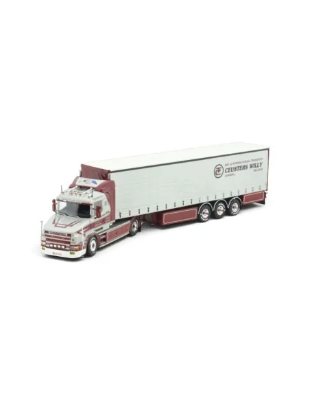 Scania torpedo 4 serie con semirimorchio 3 assi centinato Willy Ceusters TEKNO 88105 TEKNO