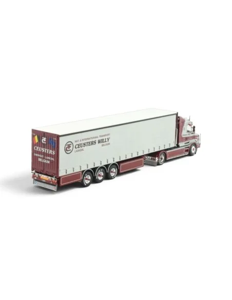 Scania torpedo 4 serie con semirimorchio 3 assi centinato Willy Ceusters TEKNO 88105 TEKNO Scania torpedo 4 serie con semirimorchio 3 assi centinato Willy Ceusters TEKNO 88105 TEKNO