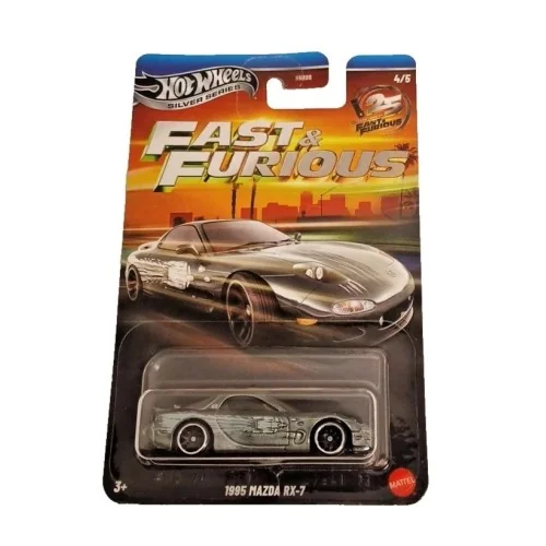 1/64 1995 Mazda RX-7 Fast & Furious HOT WHEELS JKX23 HOT WHEELS