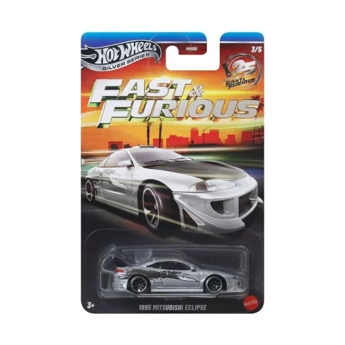 1/64 1995 Mitsubishi Eclipse Fast & Furious HOT WHEELS JKX22 HOT WHEELS