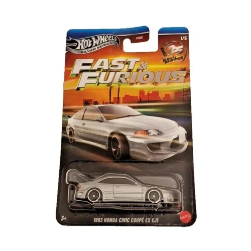 1/64 1993 Honda Civic Coupe Fast & Furious HOT WHEELS JKX20 HOT WHEELS